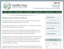 Tablet Screenshot of healthystepsinfo.com